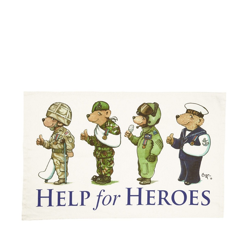 Help for Heroes - 4 Bears Tea Towel Review