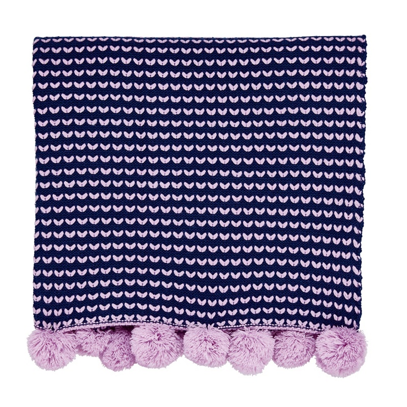 Helena Springfield - Blue Acrylic 'Pixie Melody' Knitted Throw Review