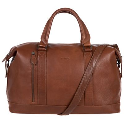 debenhams mens leather holdall