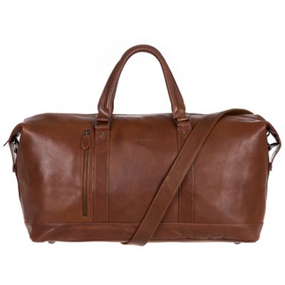 debenhams mens leather holdall