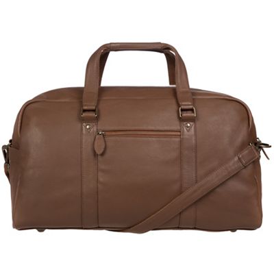 debenhams mens leather holdall