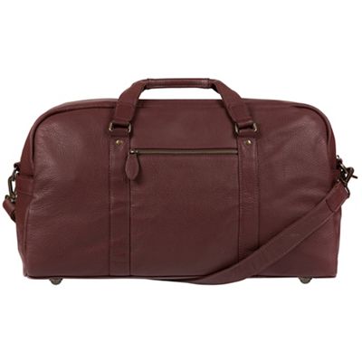 debenhams mens leather holdall