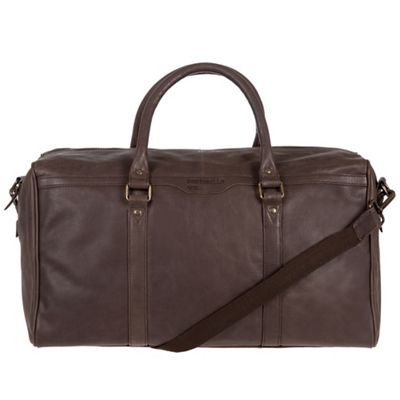 debenhams mens leather holdall