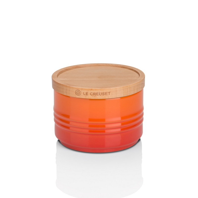 Le Creuset - Volcanic Stoneware Small Storage Jar With Wooden Lid Review