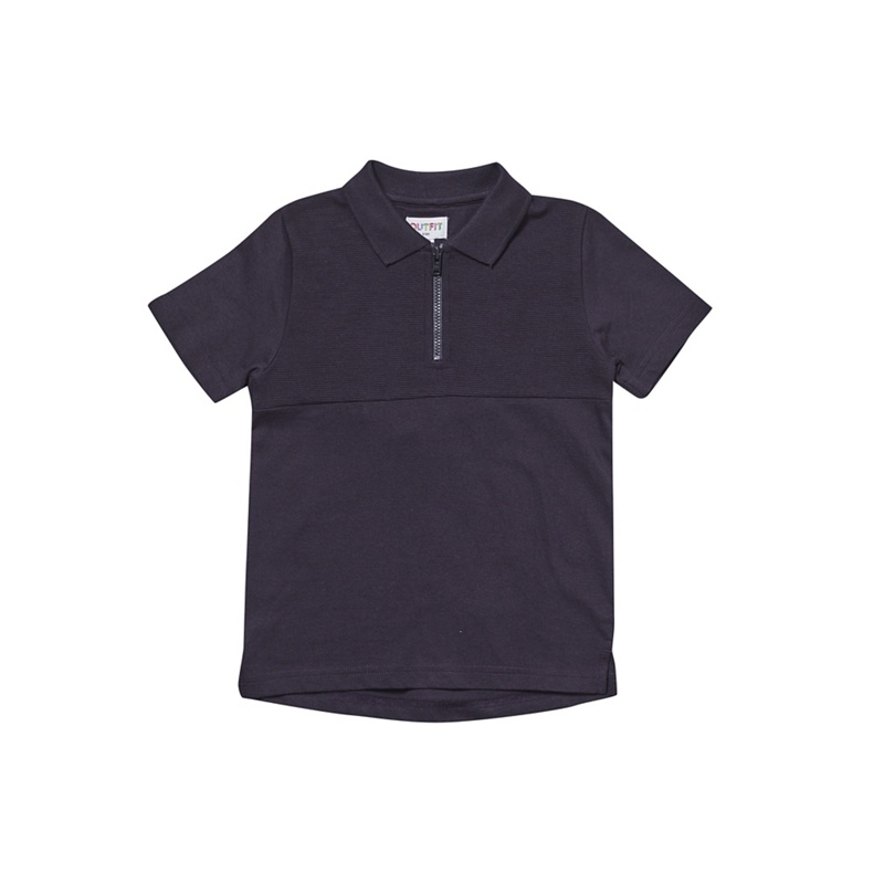 Outfit Kids - Boys' Navy Zip Polo Shirt Review