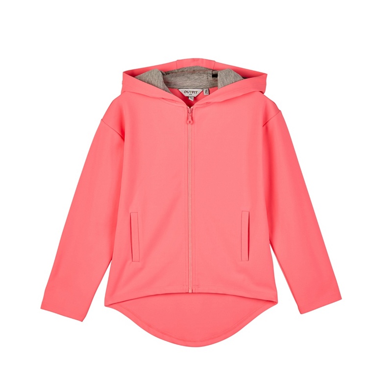 Outfit Kids - Girls' Neon Pink Scuba Sports Hoodie Review