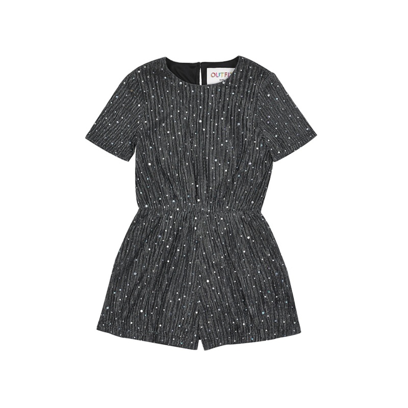 Outfit Kids - Girls' Black Metallic Playsuit Review