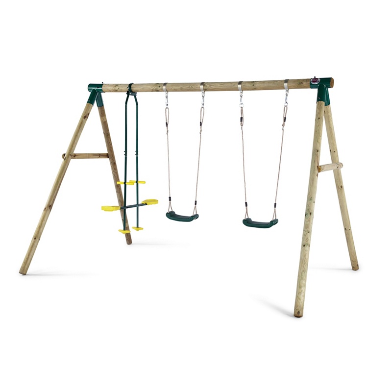 Plum - Colobus Wooden Swing Set Review