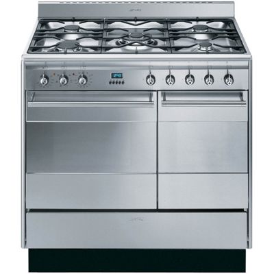 Smeg SUK92MFX5 Dual Fuel (Electric and Gas) Range Cooker