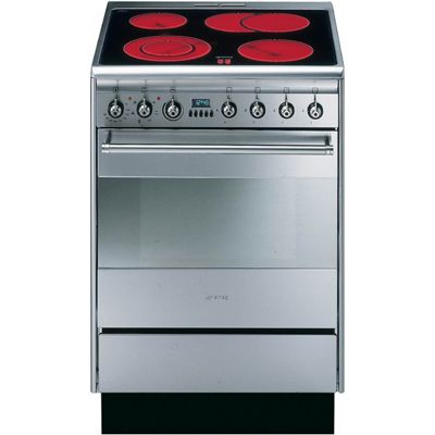 Smeg stainless steel free standing cooker SUK61CMX5