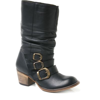 Black Ralfer calf boots