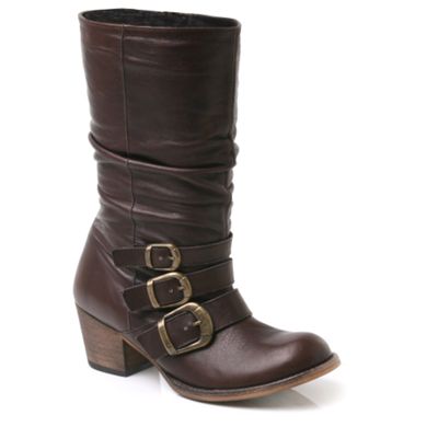 Dark brown Ralfer calf boots