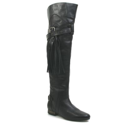 Black Marley Over Knee Boot