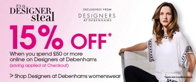 Shop Designers at Debenhams womenswear