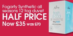 Shop Fogarty 12 tog duvet