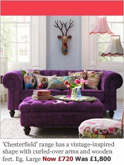 60% off 'CHESTERFIELD' SOFA