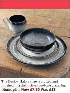 40% OFF 'HALO' DINNERWARE