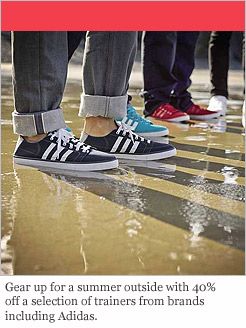 40% OFF* TRAINERS