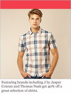 UP TO 40% OFF SHIRTS