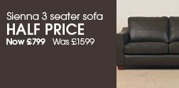 Shop Sienna three seater sofa
