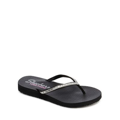 skechers diamante flip flops