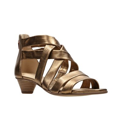 clarks mena silk strappy sandals