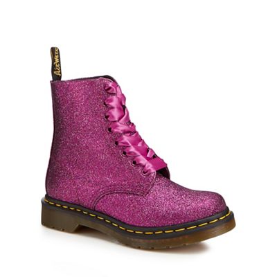 pink sparkly dr martens