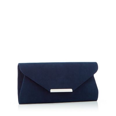 debenhams navy clutch bag