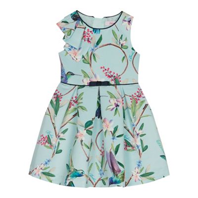 ted baker girls blue dress