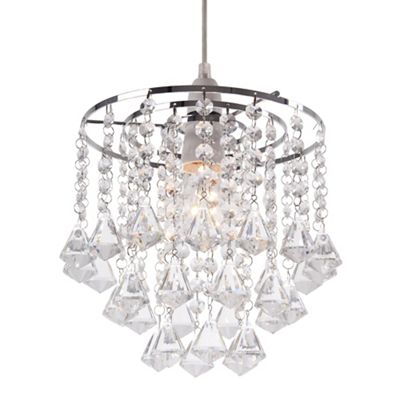 Shoptagr Fiona Crystal Glass Easyfit Ceiling Shade By