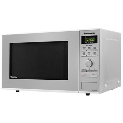 Stainless Steel Microwave Oven panasonic silver inverter stainless steel microwave oven nn sd27hsbpq debenhams