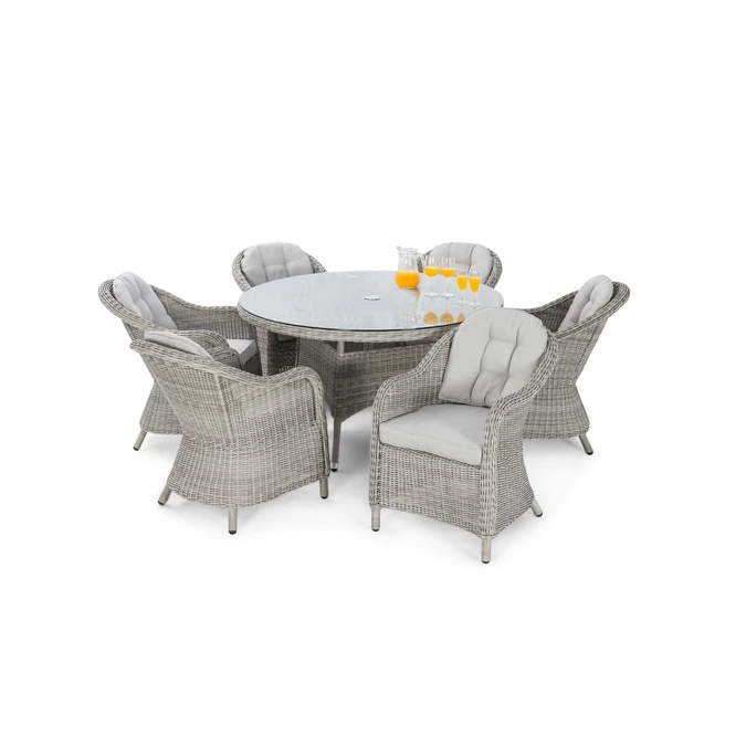 Shoptagr Grey Ontario Dining Table And 6 Chairs By Debenhams