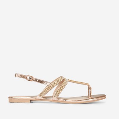 dorothy perkins rose gold sandals