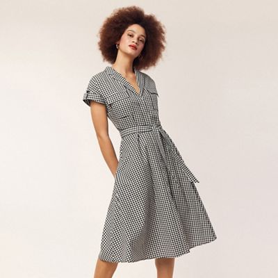 oasis gingham shirt dress