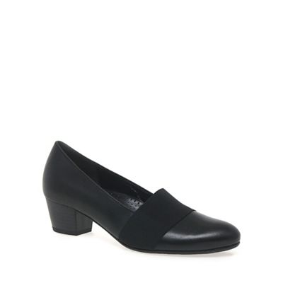 debenhams black court shoes