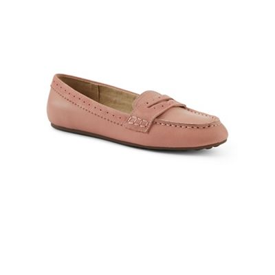pink penny loafers