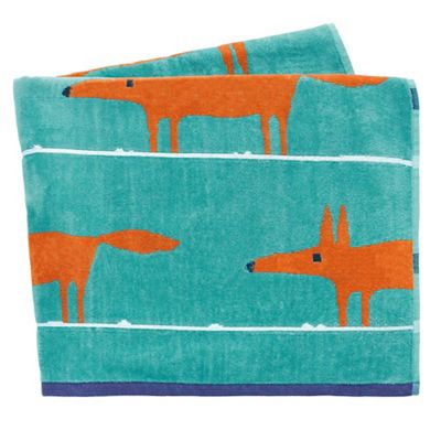 Scion Bright Turquoise Mr Fox Beach Towels Debenhams