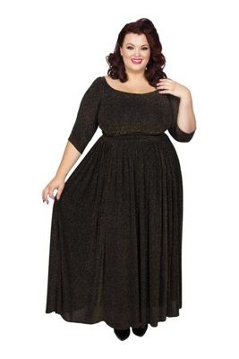 scarlett and jo lurex maxi dress