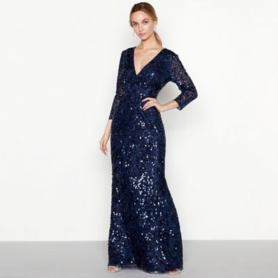 jenny packham navy gown