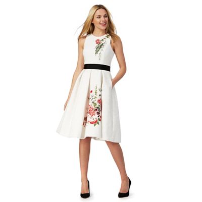 Debut Cream lace Sienna prom dress Debenhams Debut Cream lace Sienna prom dress Debenhams