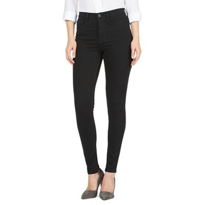 J by Jasper Conran Black 'Sculpt and Lift' high-waisted skinny jeans ...