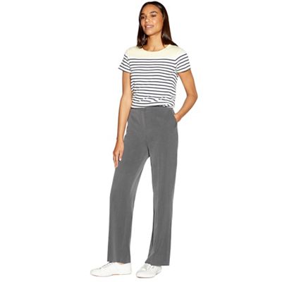 Maine New England - Grey straight leg Pablo trousers