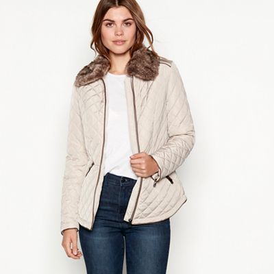 Maine New England - Taupe quilted jacket