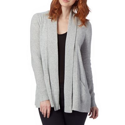 Maine New England Grey plain pocket cardigan | Debenhams