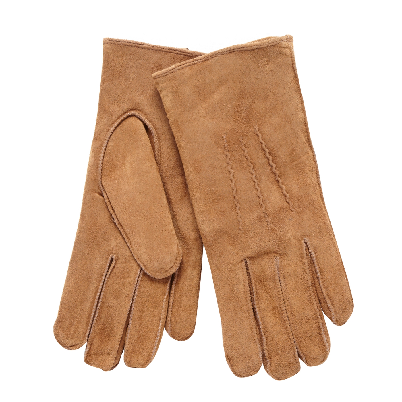 RJR.John Rocha Camel suede borg three point gloves