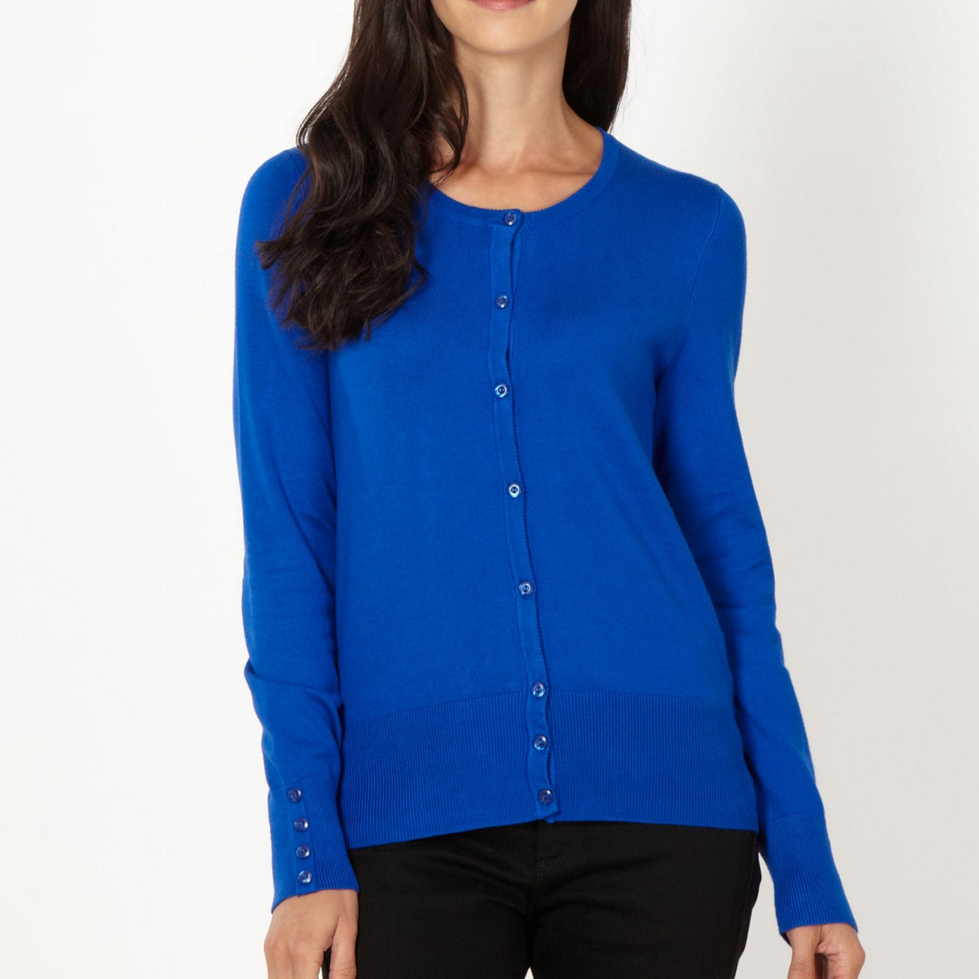 The Collection Royal blue stretch cardigan