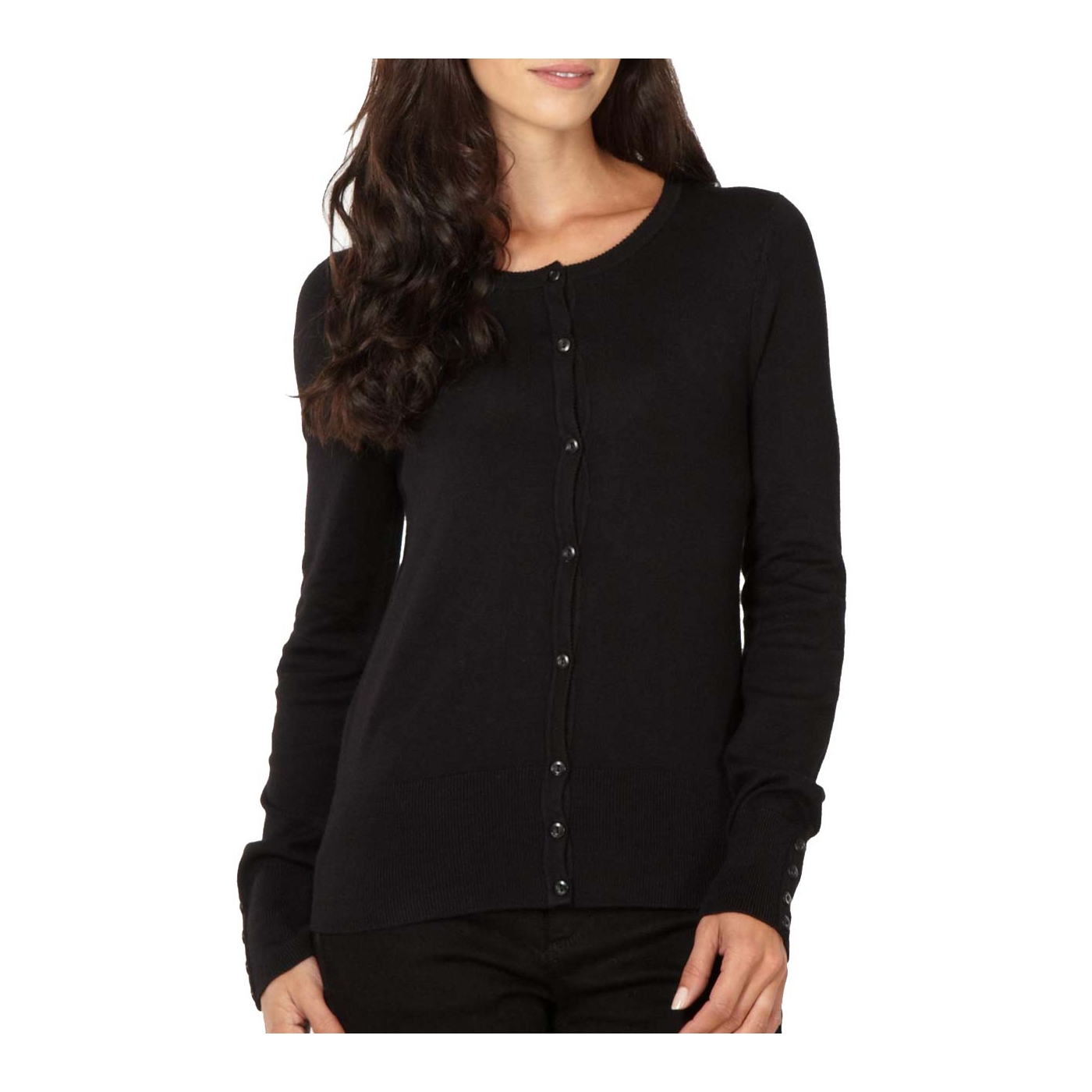 The Collection Black stretch cardigan