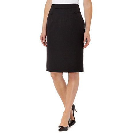 The Collection Petite Petite black suit skirt- | Debenhams