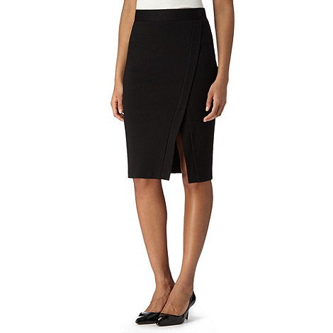 The Collection Black tailored ponte skirt | Debenhams