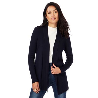 The Collection Navy shawl collar cardigan | Debenhams